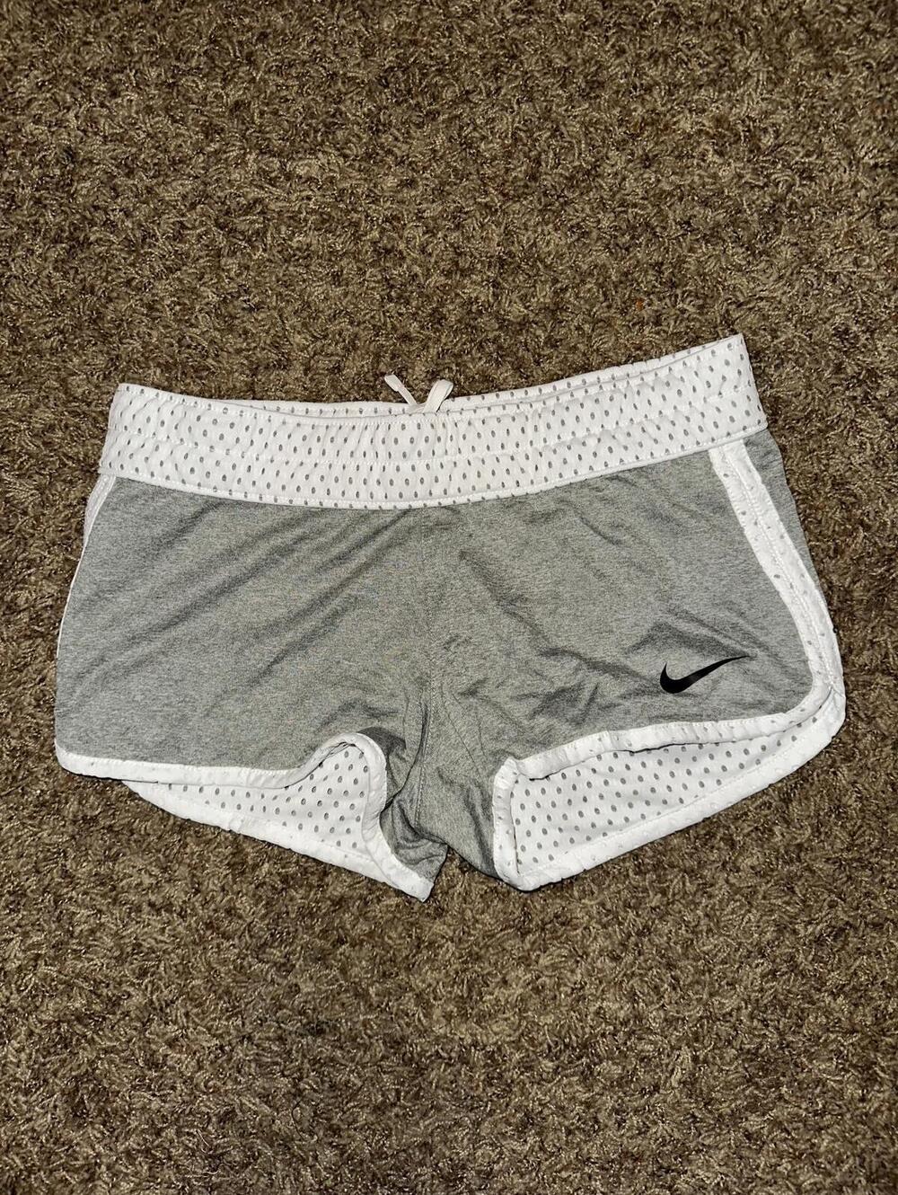 Nike Women’s Gym White/Grey Reversible Training Shorts